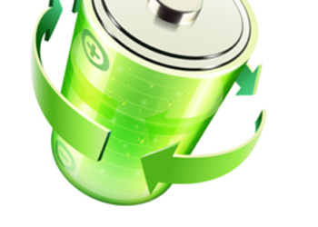 Battery witte balk